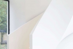 Contemporary staircase in Farnham new build
