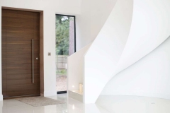 Contemporary staircase in Farnham new build