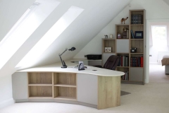 Home office in contemporary Farnham new build
