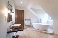 Luxury bathroom of new build house Farnham Surrey