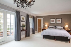 Master bedroom of new build house Farnham Surrey