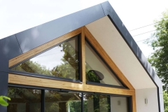 Bespoke garden building incorporating double garage and office