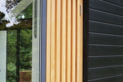 Bespoke garden building incorporating double garage and office
