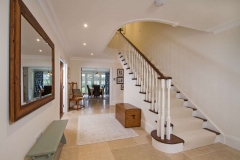 Hallway of new build Farnham house